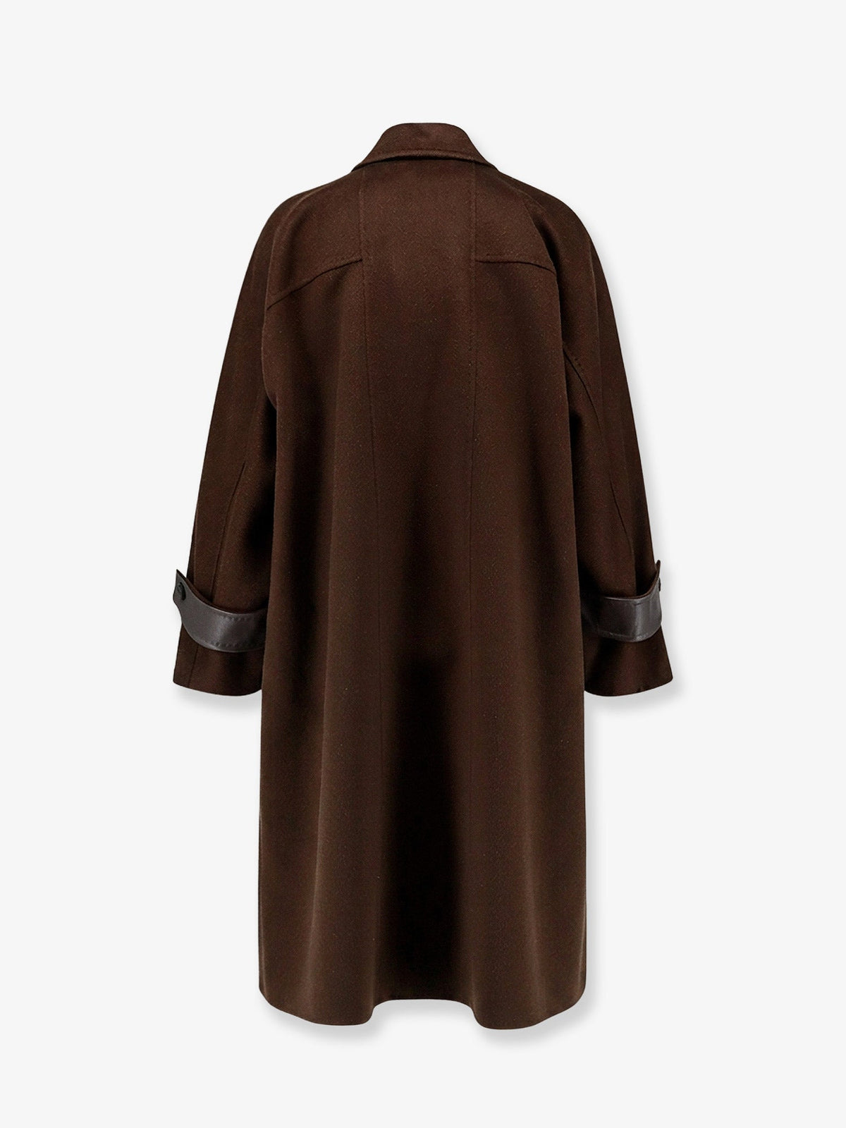 Max Mara Mxtzebra Atelier cashmere chemise coat - Brown / Blue