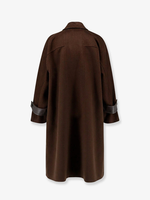 Max Mara Mxtzebra Atelier cashmere chemise coat - Brown / Blue
