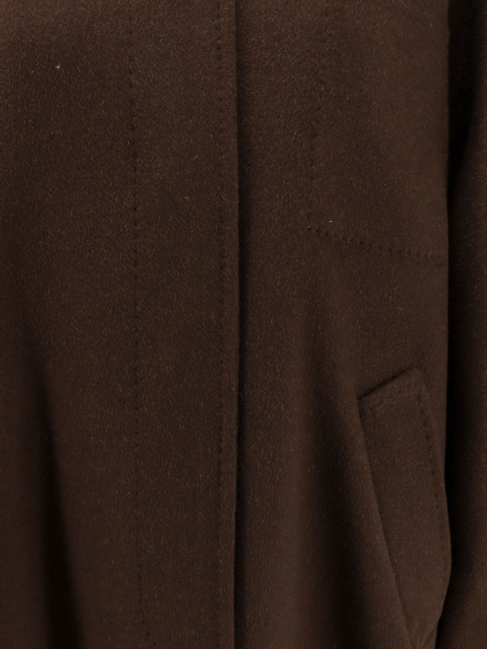 Max Mara Mxtzebra Atelier cashmere chemise coat - Brown / Blue
