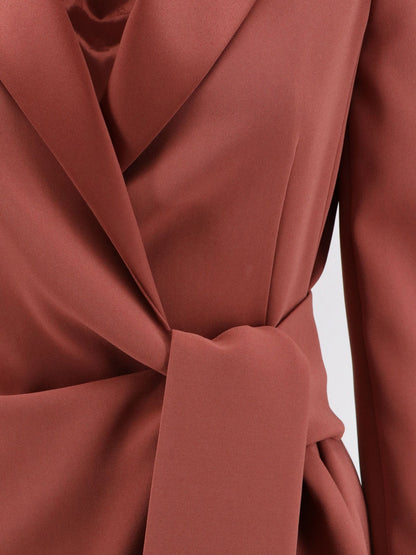 Max Mara Mxebano cady blazer - Cannella
