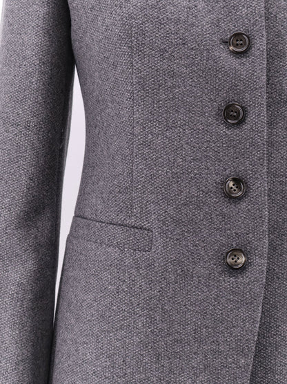 Max Mara Mxmfalla cashmere blazer - Grigio