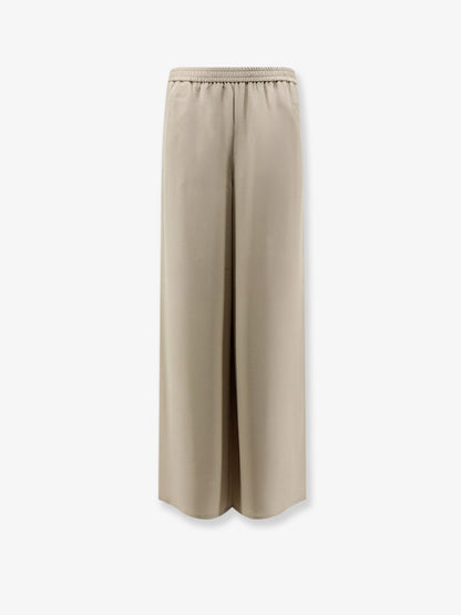 Max Mara Mxmvolonta silk trousers - Roccia