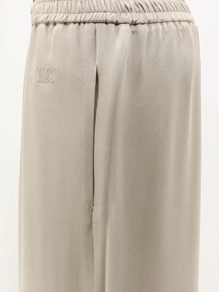 Max Mara Mxmvolonta silk trousers - Roccia