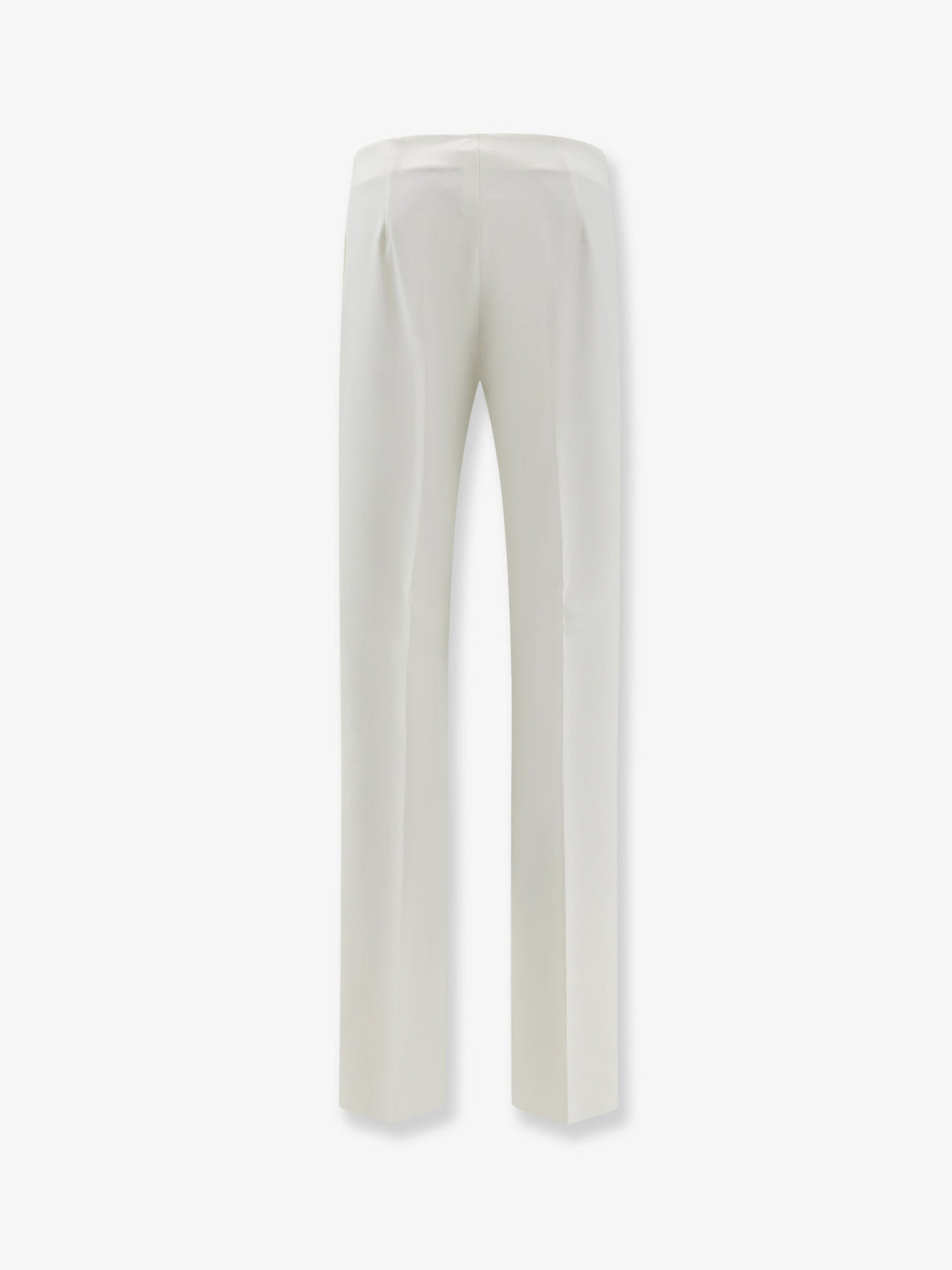 Max Mara Mxmorata stretch virgin wool trousers - Bianco