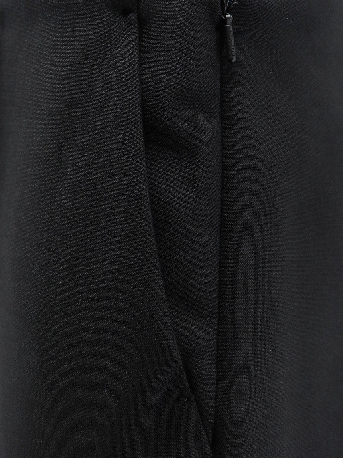 Max Mara Mxmorata stretch virgin wool trousers - Nero