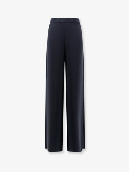 Max Mara Mxmalaggio trousers with wide leg - Bluscuro