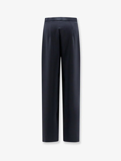 Max Mara Mxmalaggio trousers with wide leg - Bluscuro