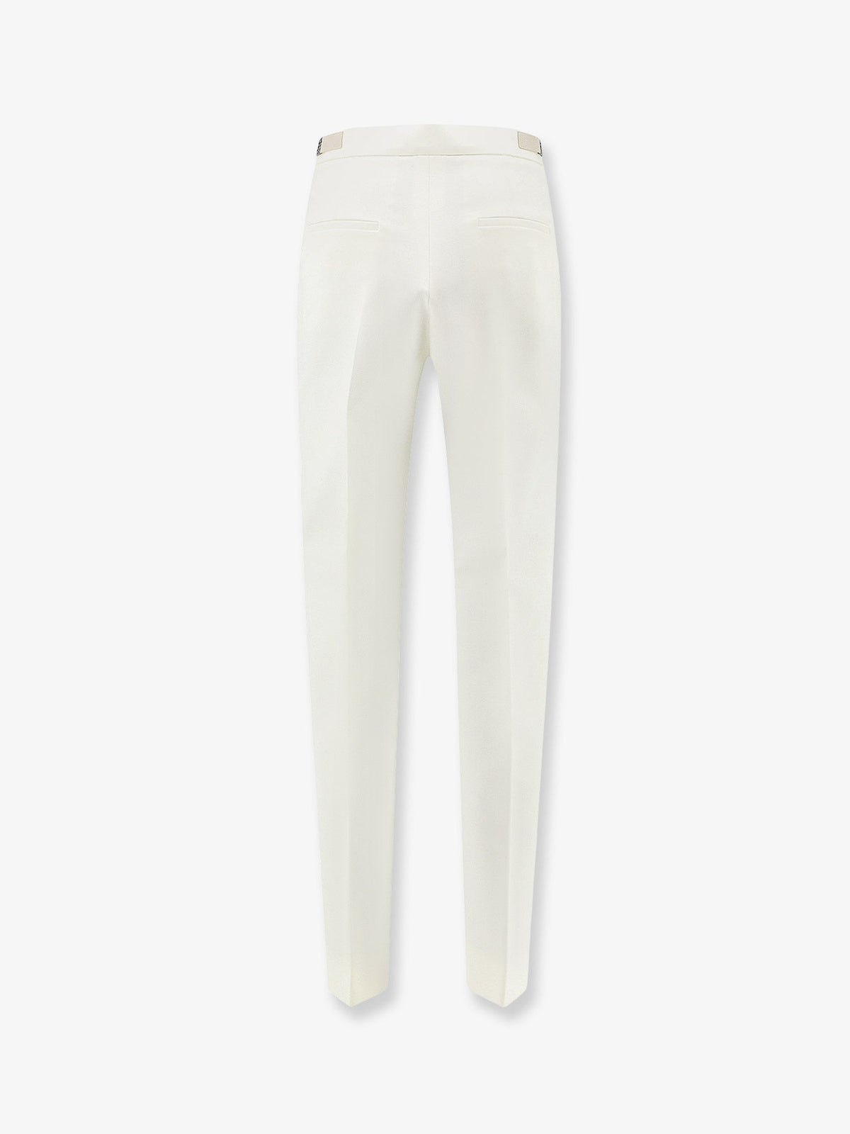 Max Mara Mxmacino stretch virgin wool trousers - Bianco