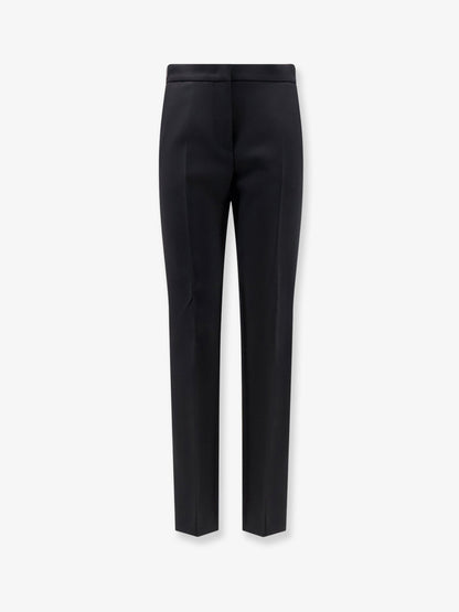 Max Mara Mxmacino stretch virgin wool trousers - Nero