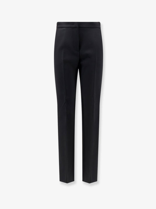 Max Mara Mxmacino stretch virgin wool trousers - Nero