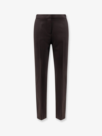 Max Mara Mxmacino stretch virgin wool trousers - Ebano