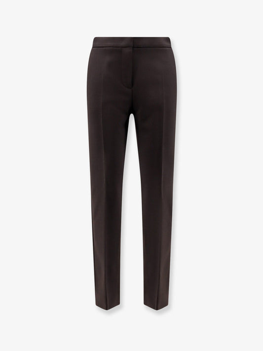 Max Mara Mxmacino stretch virgin wool trousers - Ebano