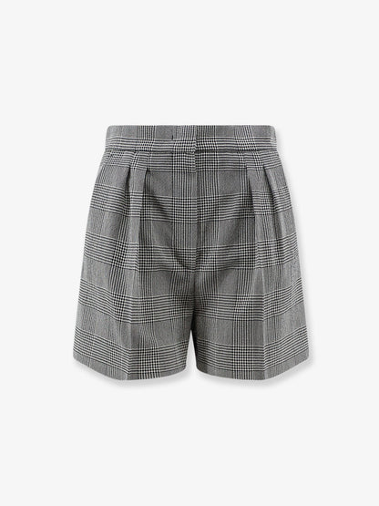 Max Mara Mxmagoraio virgin wool shorts - Blumarinobianco