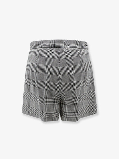 Max Mara Mxmagoraio virgin wool shorts - Blumarinobianco