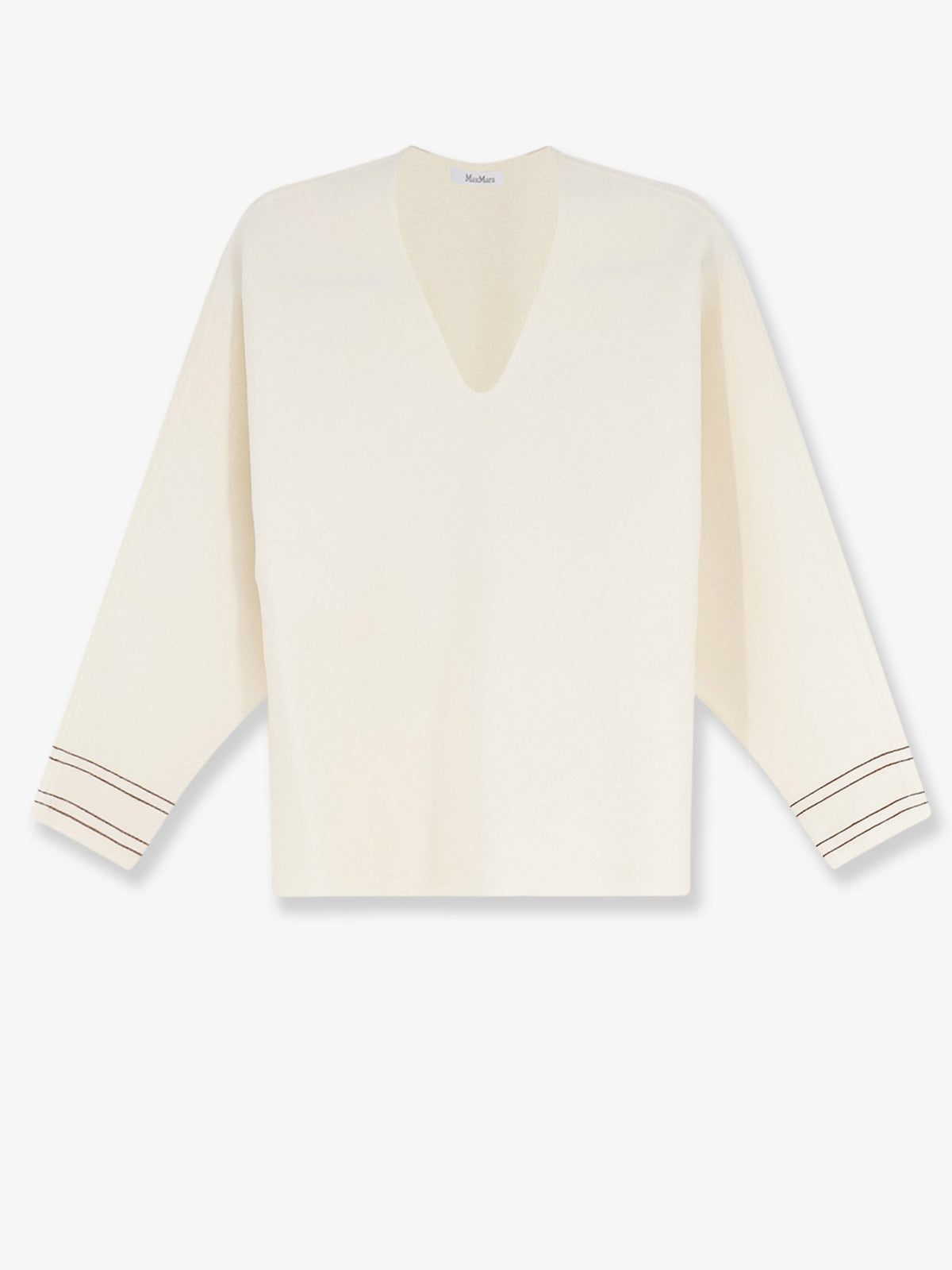Max Mara Mxmundici wool blend sweater - Bianco