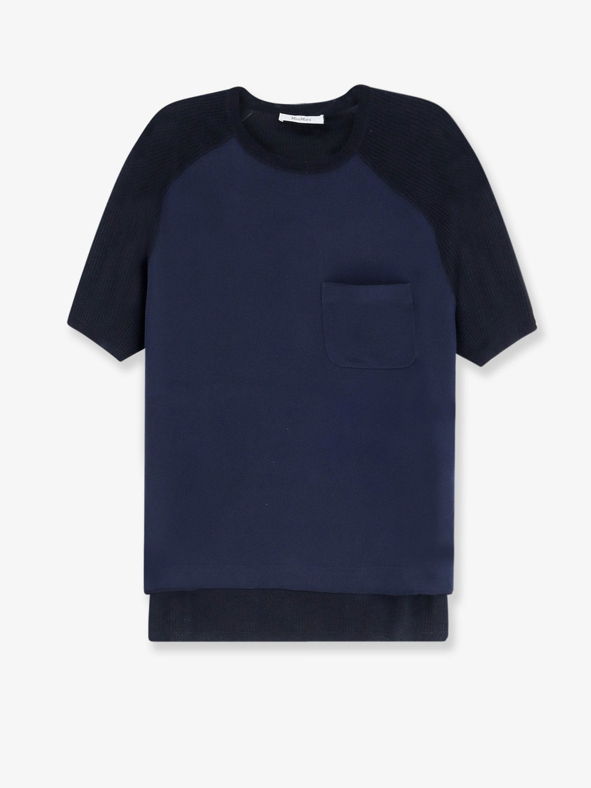 Max Mara Mxmgolfo silk and cashmere top - Blumarino