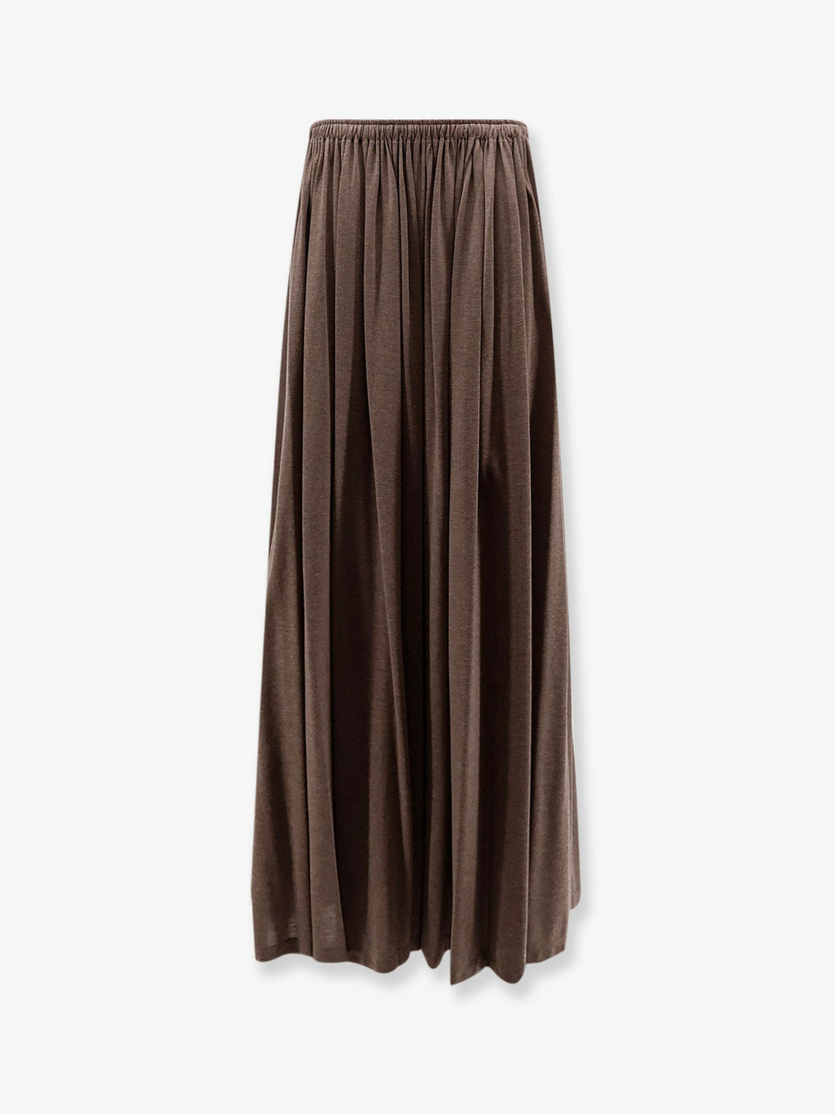 Max Mara MXMLivrea pleated jersey long skirt - Cacha'Scuro