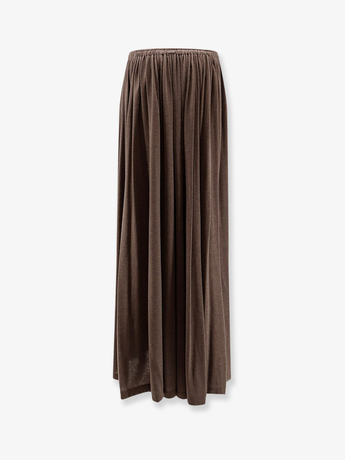 Max Mara MXMLivrea pleated jersey long skirt - Cacha'Scuro