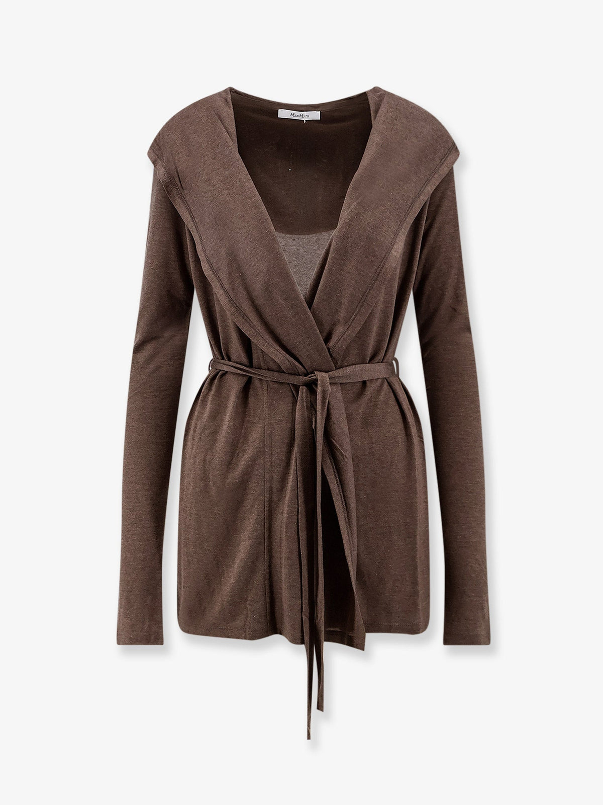 Max Mara MxMFalda yocell and silk blend cardigan - Cacha'Scuro