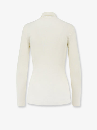 Max Mara MXMCono wool turtleneck - Bianco