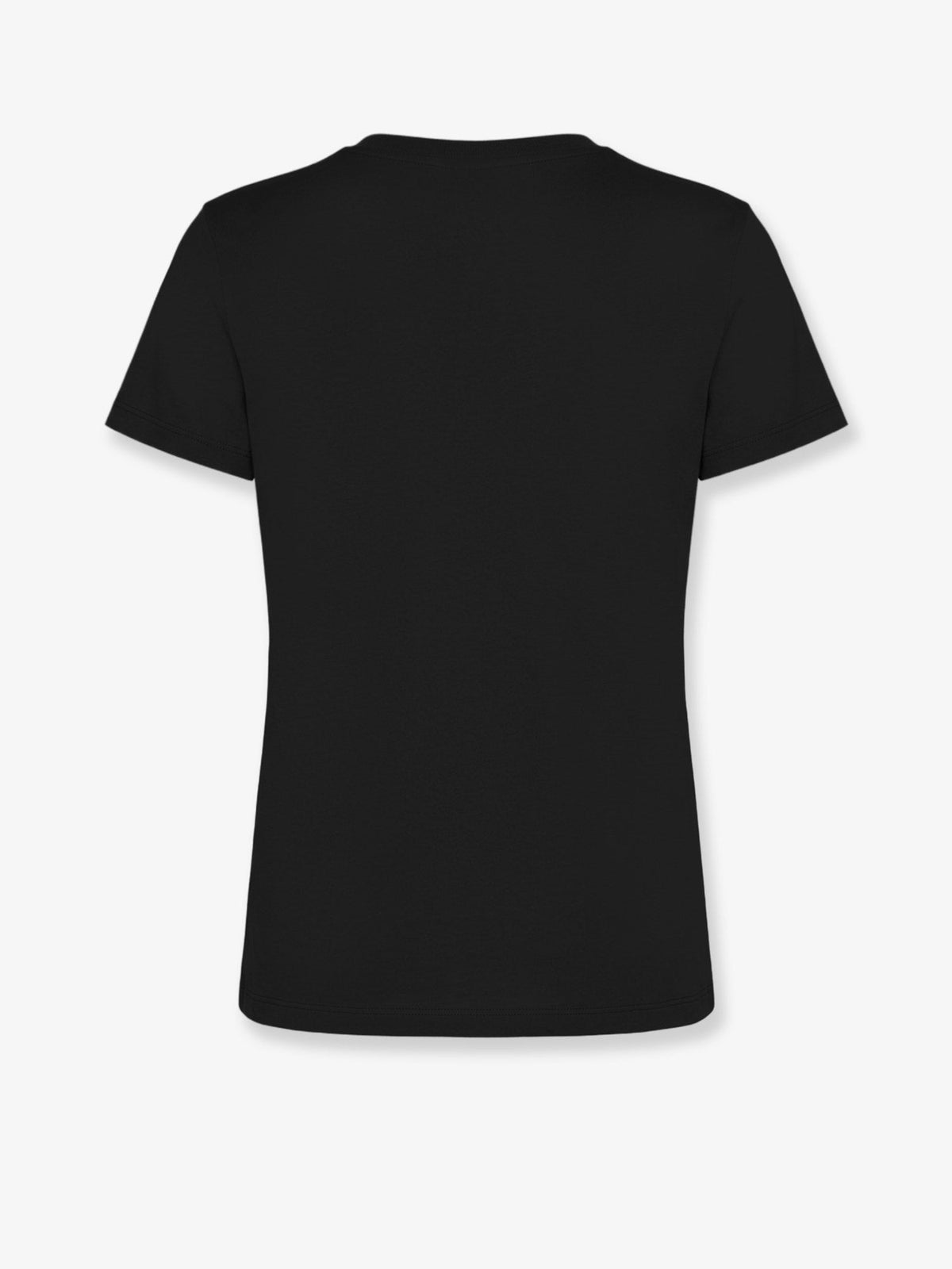 Max Mara Papaia cotton t-shirt with Monogram - Nero