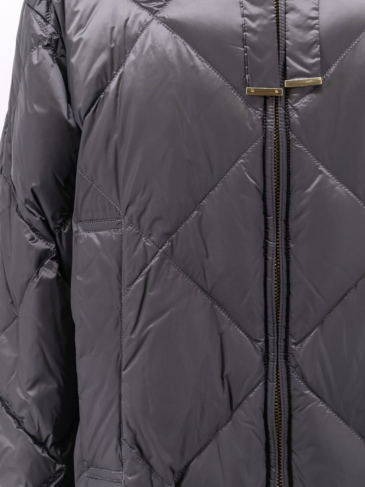 Max Mara The Cube Mtctrefe The Cube long down jacket - Urban Grey 1