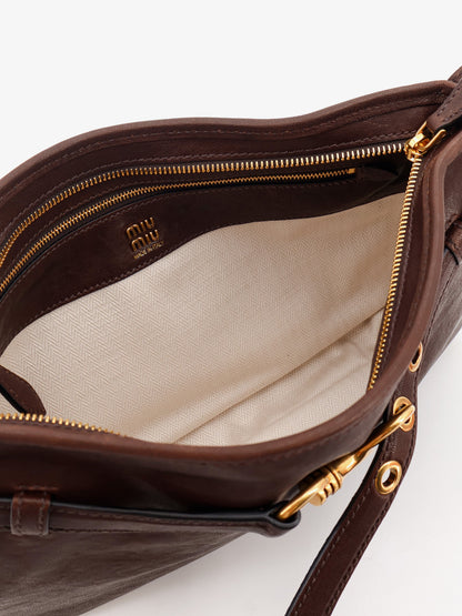 Miu Miu Aventure leather shoulder bag - Radica