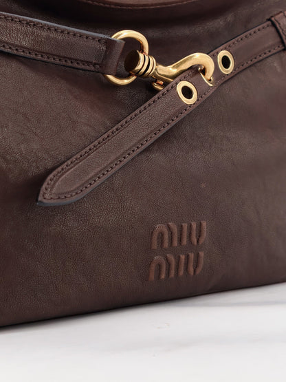 Miu Miu Aventure leather shoulder bag - Radica