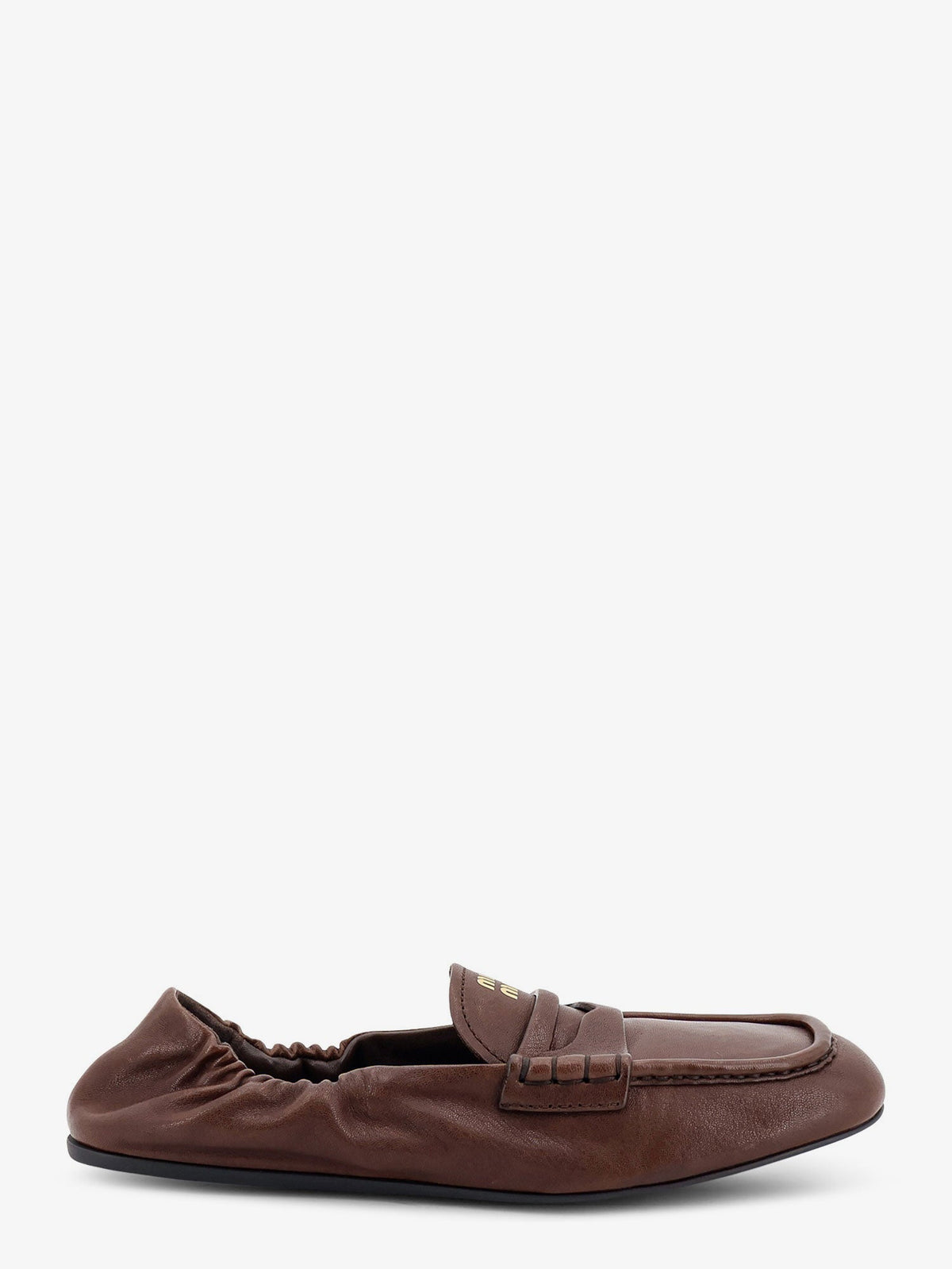 Miu Miu Ruches leather loafers - Radica