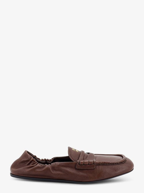 Miu Miu Ruches leather loafers - Radica