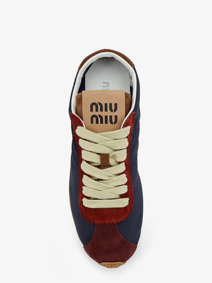 Miu Miu Nylon sneakers with suede inserts - Blubordeaux
