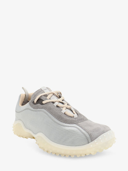 Miu Miu Nylon and suede sneakers with embroidered logo - Nube