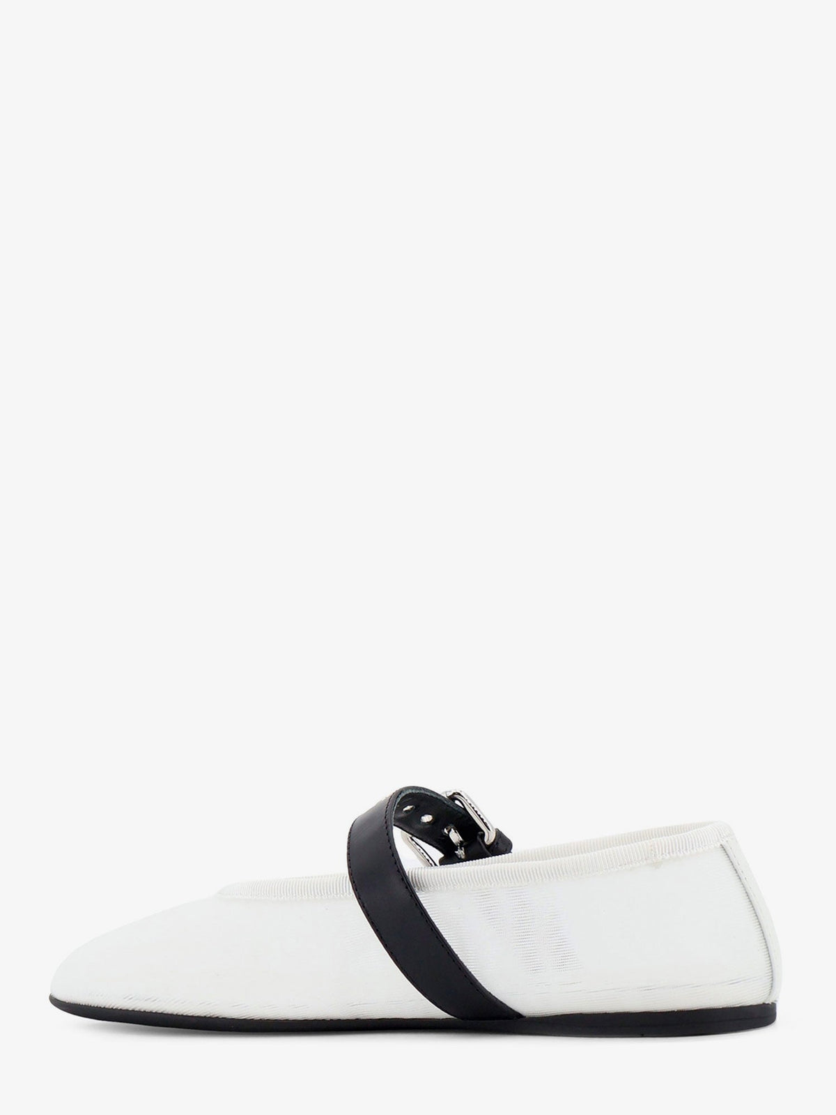 Miu Miu Mesh fabric ballerinas - Bianco