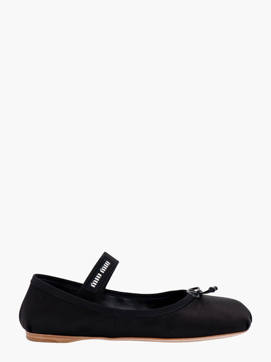 Miu Miu Satin ballet flats - Nero
