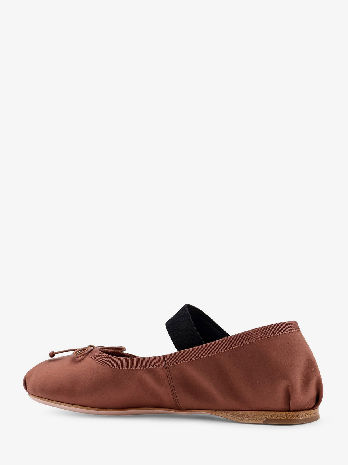Miu Miu Satin ballerinas - Cacao