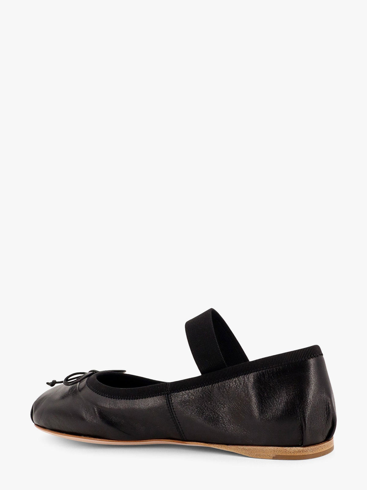 Miu Miu Leather ballet flats - Nero