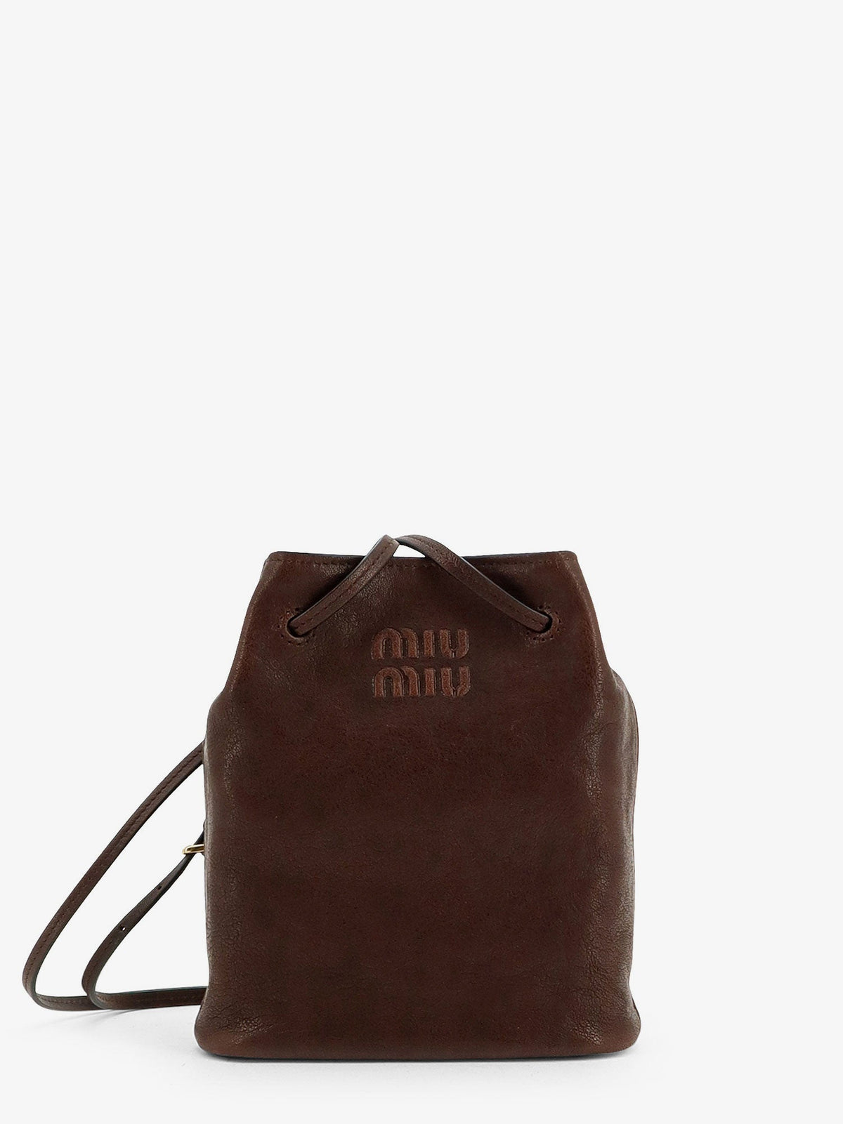 Miu Miu Leather mini crossbody bag - Briar