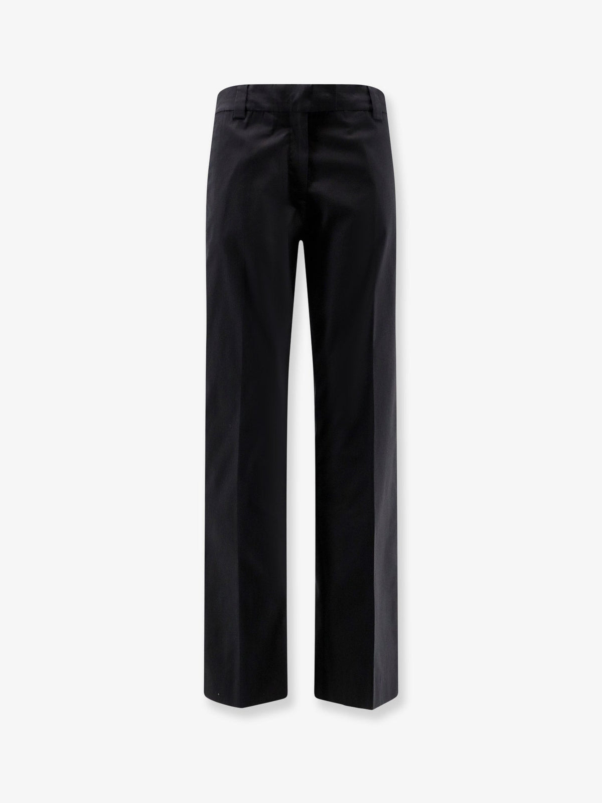 Miu Miu Stretch poplin trousers - Nero
