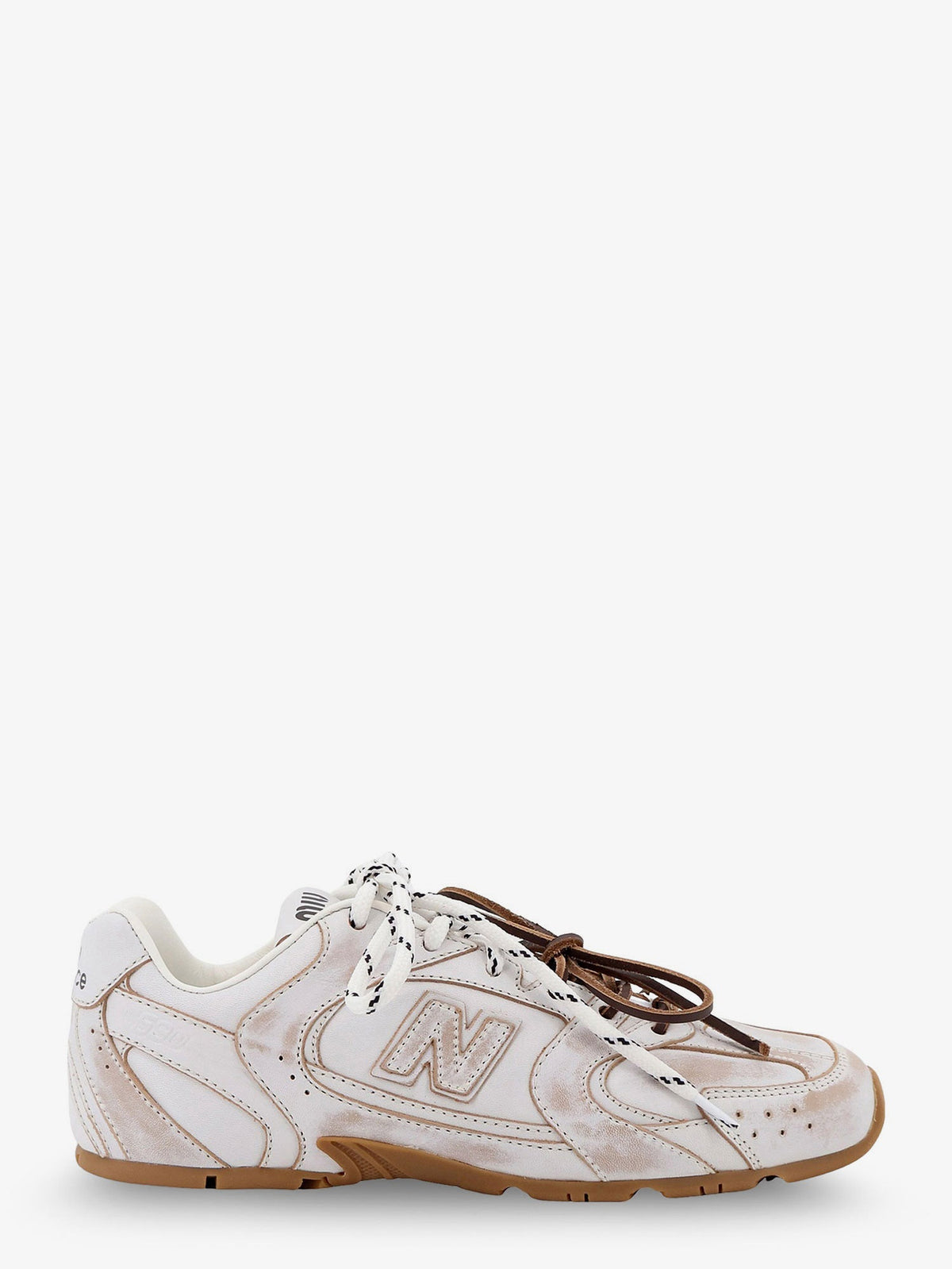 Miu Miu X New Balance New Balance X Miu Miu 530 SL leather sneakers - Bianco