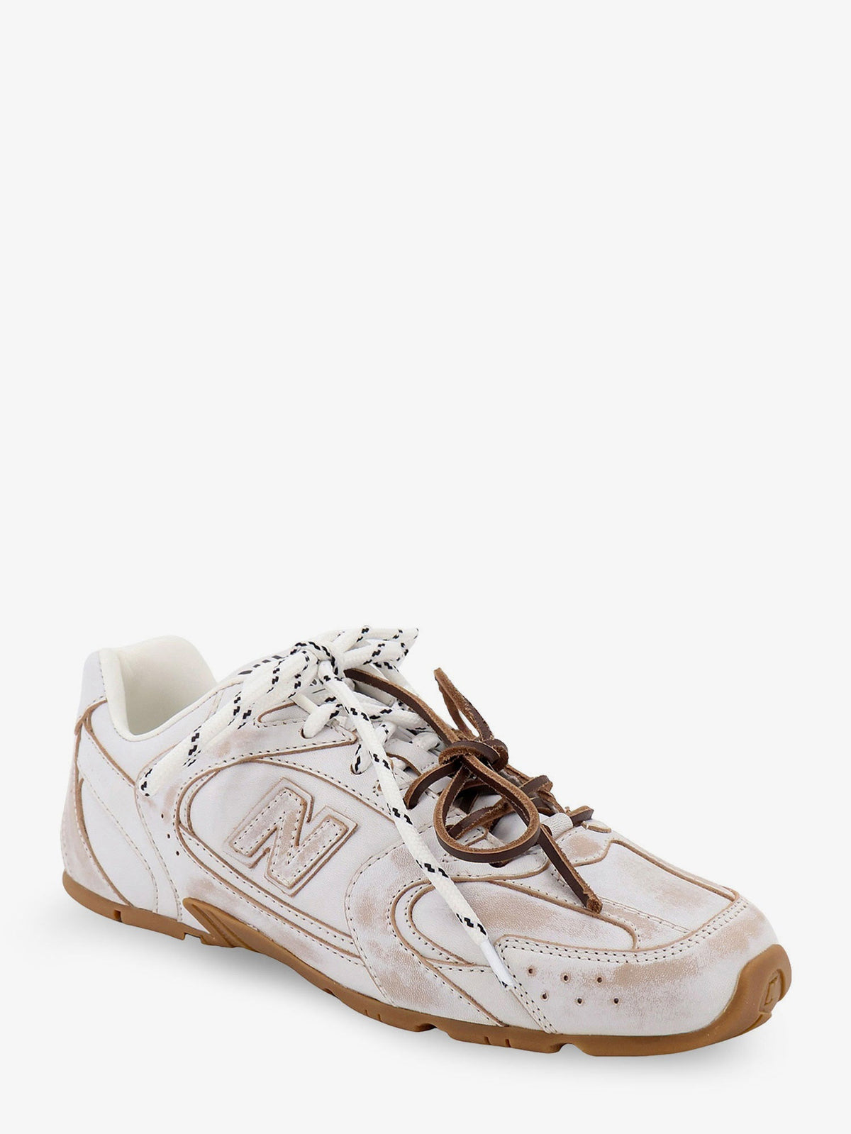 Miu Miu X New Balance New Balance X Miu Miu 530 SL leather sneakers - Bianco