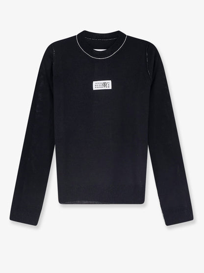MM6 Maison Margiela Virgin wool blend sweater - Black
