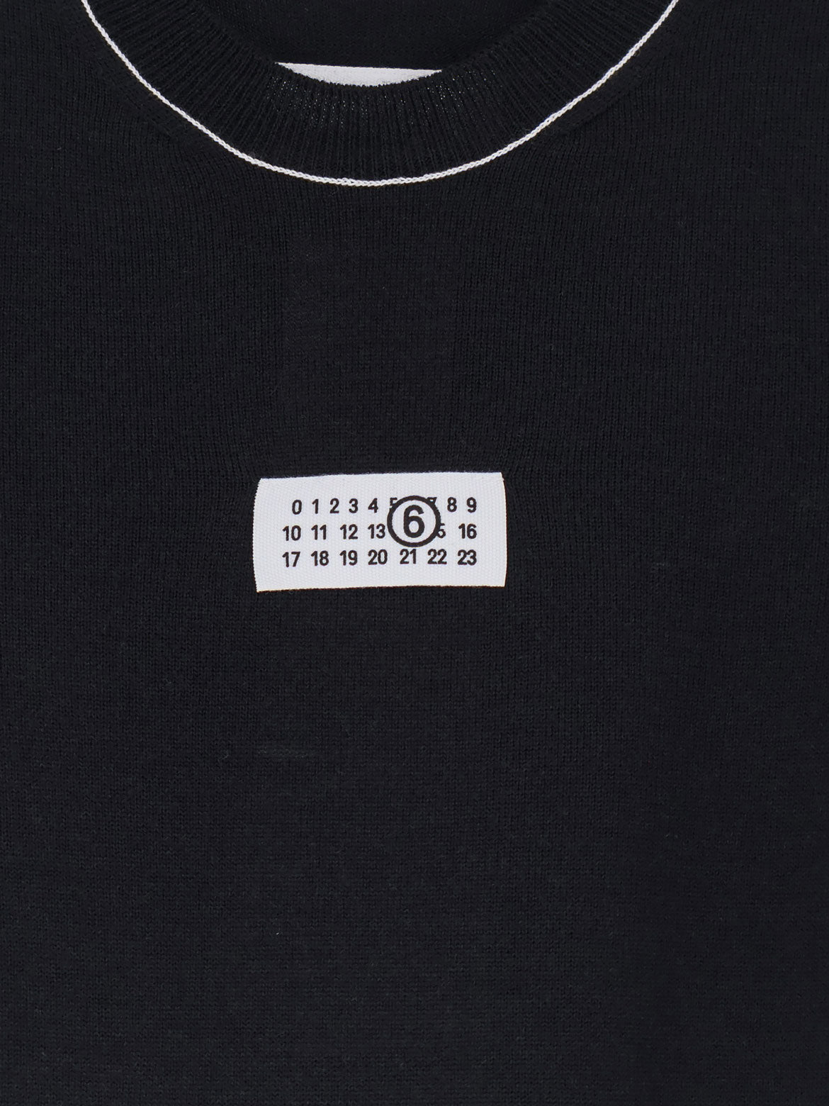MM6 Maison Margiela Virgin wool blend sweater - Black