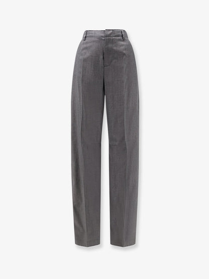 MM6 Maison Margiela Virgin wool and cotton trousers - Grey