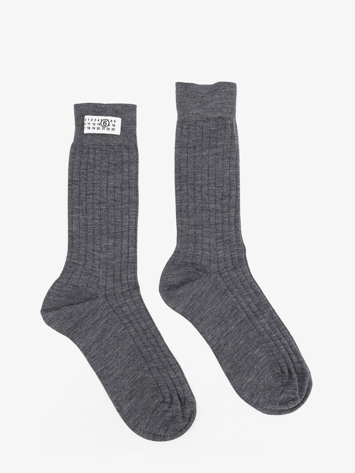MM6 Maison Margiela Wool blend socks - Greymelange