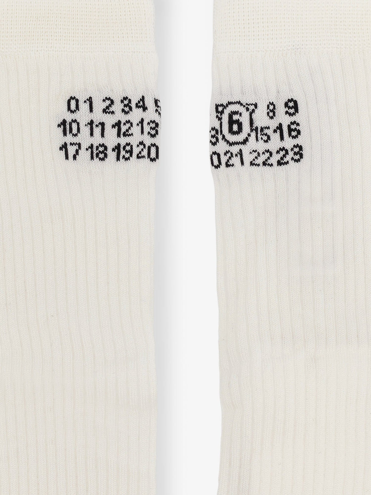 MM6 Maison Margiela Cotton blend socks - Offwhite