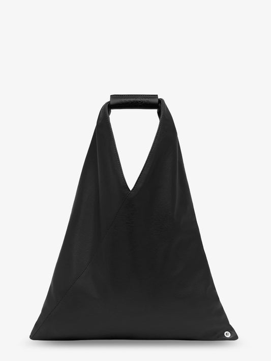 MM6 Maison Margiela Japanese Classic Small faux leather handbag - Black