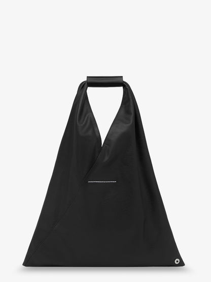 MM6 Maison Margiela Japanese Classic Small faux leather handbag - Black
