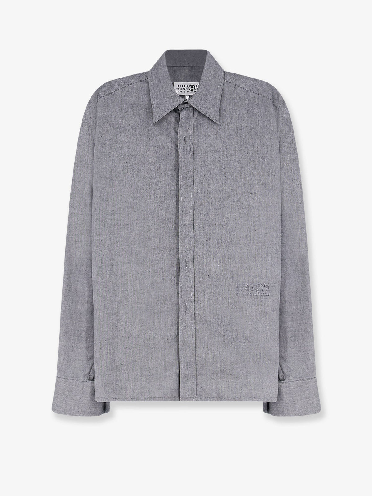 MM6 Maison Margiela Cotton shirt with zip - Black