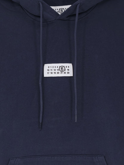MM6 Maison Margiela Organic cotton sweatshirt - Bluenavy