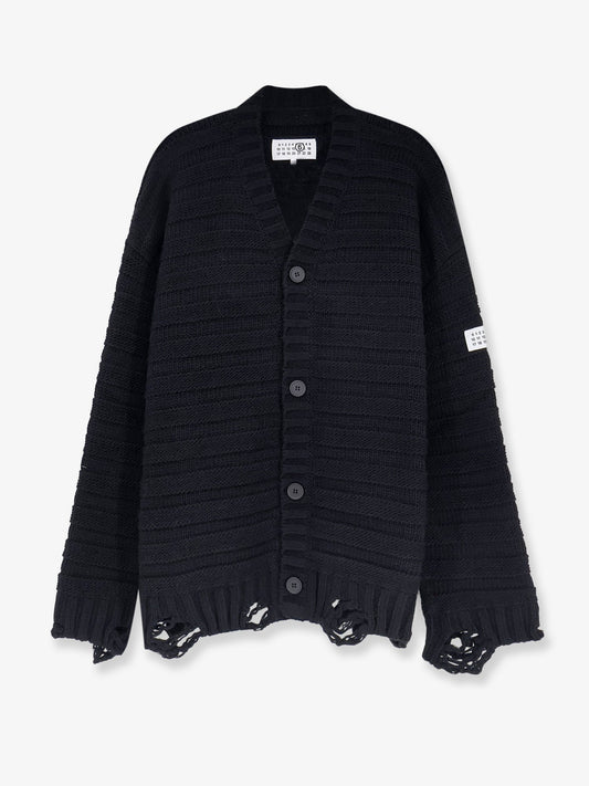MM6 Maison Margiela Wool cardigan - Black